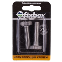 Болт нержавеющий DIN 933 М 10х40 (2 шт) Fixbox