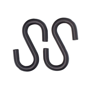 Крючок S-образный 5мм оцинкованный черный (2 шт) "Chapuis" - фото2