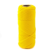 Шнур хозяйственно-бытовой с сердечником 2,5 мм желтый (40 м) 