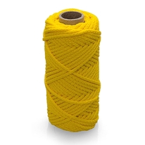 Шнур хозяйственно-бытовой с сердечником 3,0 мм желтый (30 м) 